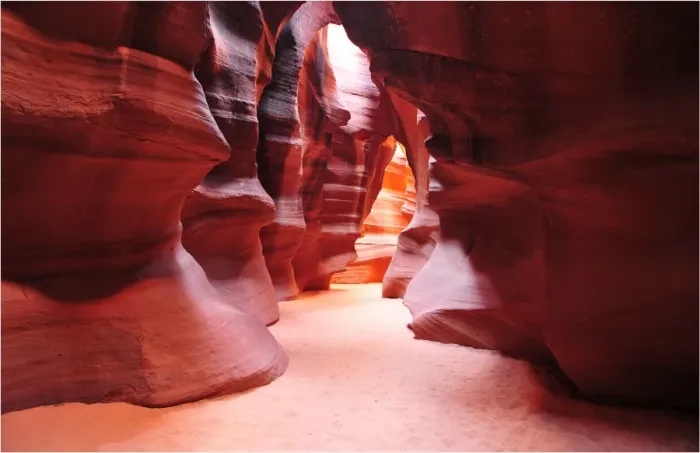 Framed Print : The beautiful colours of Antelope Canyon, Arizona, Western United States of America Framed Print : The beautiful colours of Antelope Canyon, Arizona, Western United States of America