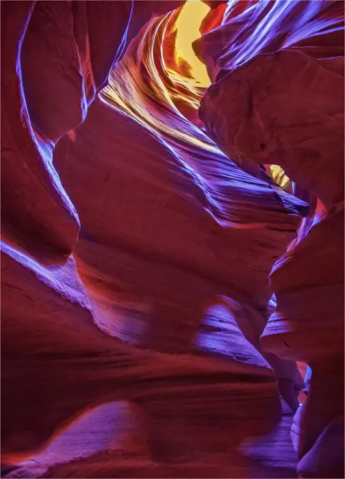 Framed Print : The beautiful colours of Antelope Canyon, Arizona, Western United States of America Framed Print : The beautiful colours of Antelope Canyon, Arizona, Western United States of America