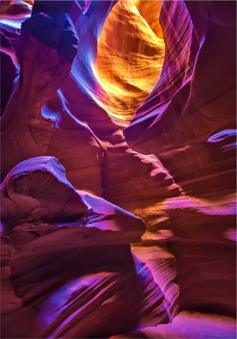 Framed Print : The beautiful colours of Antelope Canyon, Arizona, Western United States of America Framed Print : The beautiful colours of Antelope Canyon, Arizona, Western United States of America