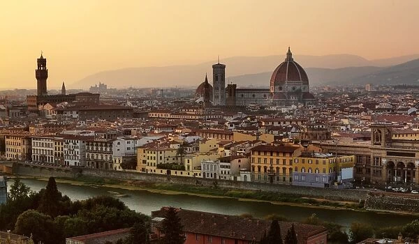 Beautiful Evening In The City Of Florence, Tuscany, Itay