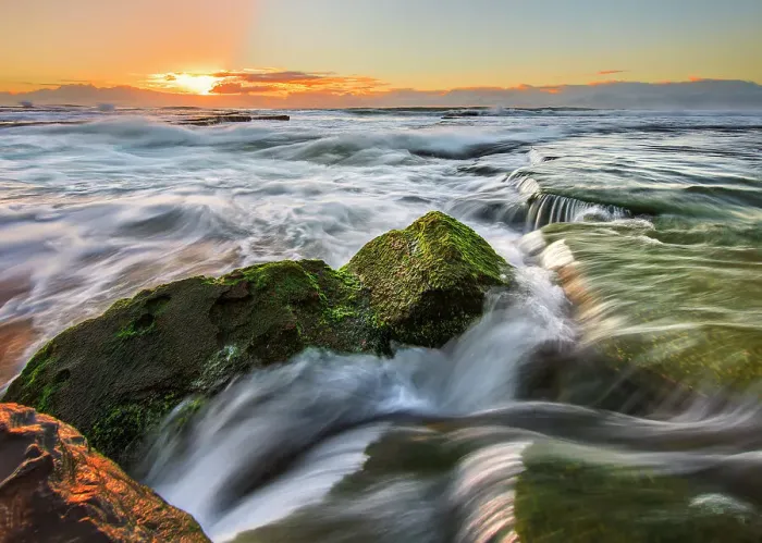 Framed Print : Beautiful flow of Turimetta beach, Sydney