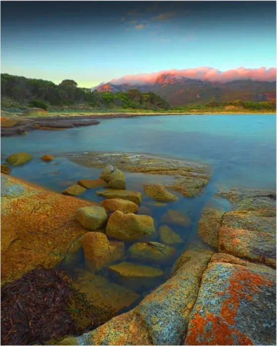 Framed Print : The beautiful and very scenic area known as Trousers point, near Lacotta, Flinders Island, part of the Furneaux group, eastern Bass Strait, Tasmania Framed Print : The beautiful and very scenic area known as Trousers point, near Lacotta, Flinders Island, part of the Furneaux group, eastern Bass Strait, Tasmania
