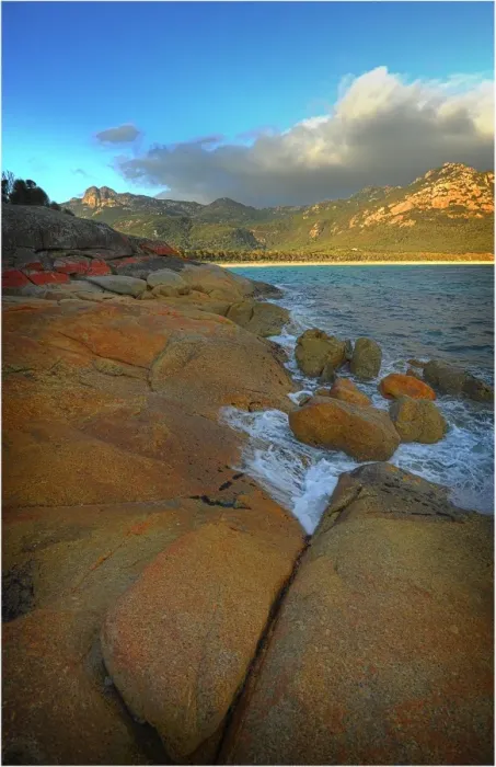 Framed Print : The beautiful and very scenic area known as Trousers point, near Lacotta, Flinders Island, part of the Furneaux group, eastern Bass Strait, Tasmania Framed Print : The beautiful and very scenic area known as Trousers point, near Lacotta, Flinders Island, part of the Furneaux group, eastern Bass Strait, Tasmania