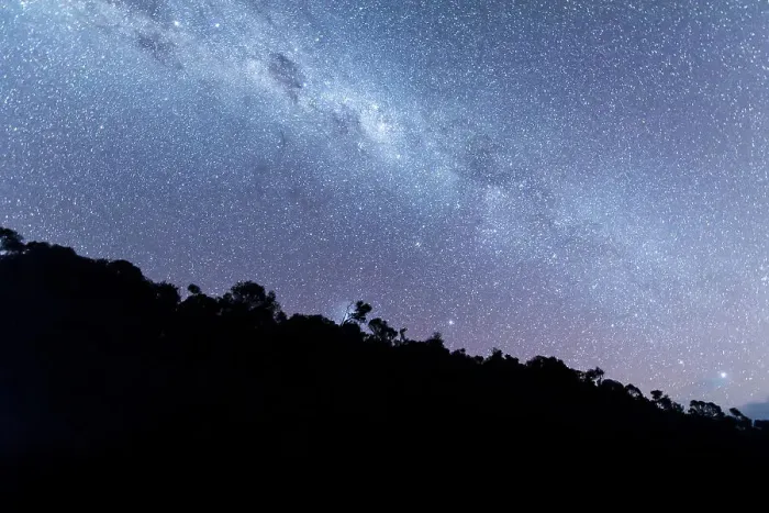 Framed Print : Beautiful starry night over mountain, clear view of milkyway in the Southern Hemisphere Framed Print : Beautiful starry night over mountain, clear view of milkyway in the Southern Hemisphere
