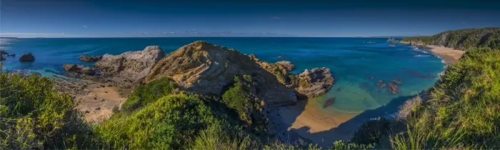 Framed Print : Bermagui and pristine coastal areas of the southern coastline of New South Wales, Australia Framed Print : Bermagui and pristine coastal areas of the southern coastline of New South Wales, Australia