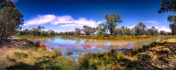 Beulah wetlands, Wimmera district of Victoria, Australia