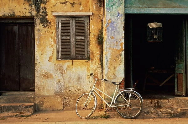 Bicycle in Street in Hoi An, Vietnam