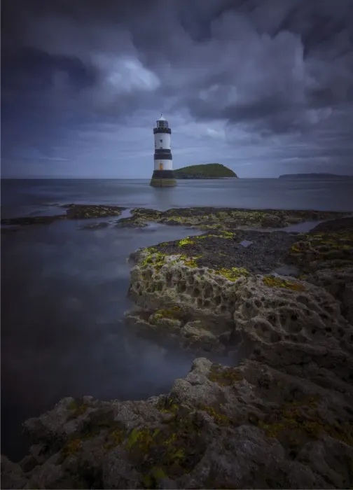 Framed Print : Black Point Lighthouse, Anglesea, Northern Wales, United Kingdom Framed Print : Black Point Lighthouse, Anglesea, Northern Wales, United Kingdom
