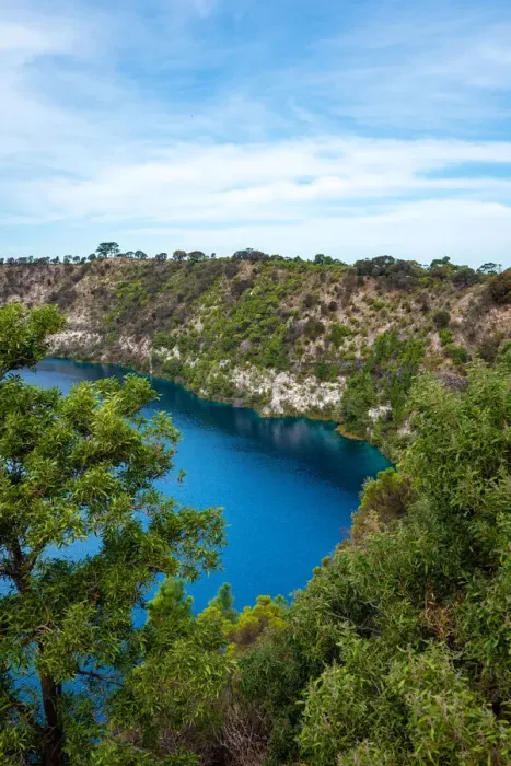 Framed Print : Blue Lake at Mt Gambier