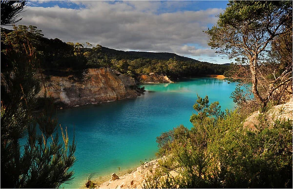 The blue Lake, Pioneer, north west Tasmania, Australia