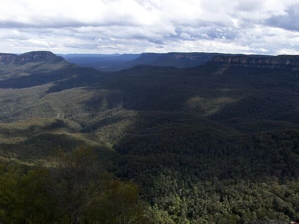 The blue mountains