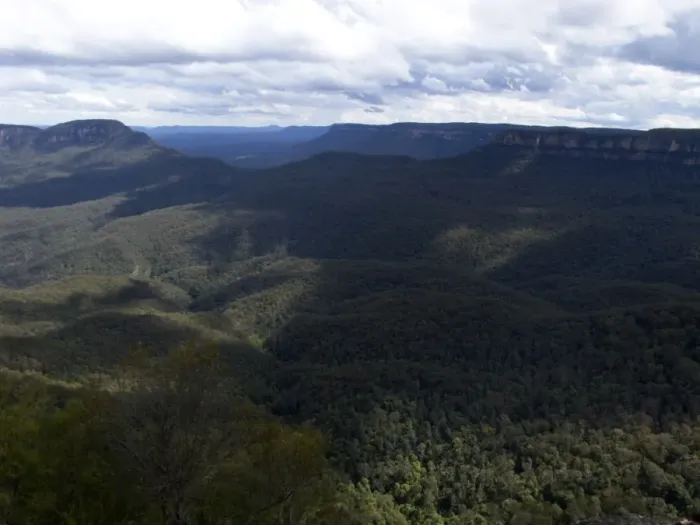 Framed Print : The blue mountains