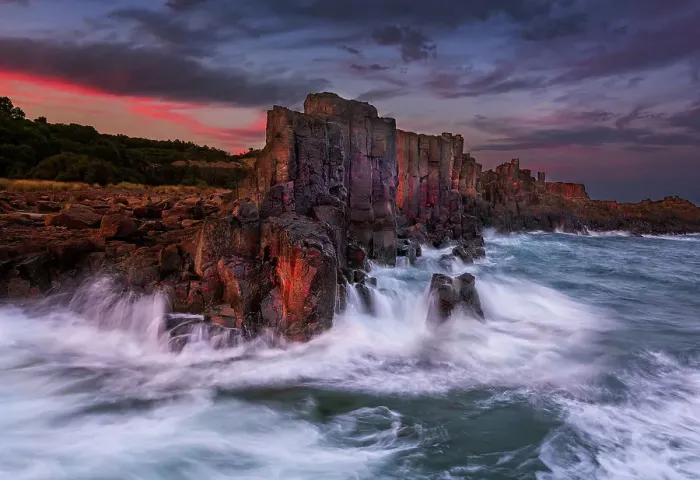 Framed Print : Bombo sunset