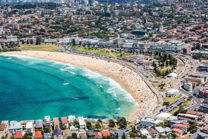 Framed Print : Bondi Beach