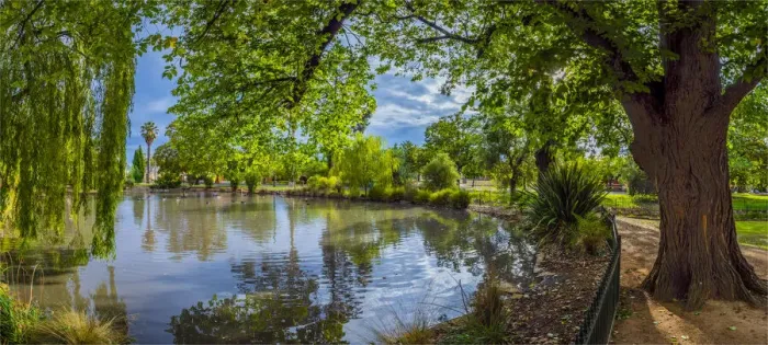Framed Print : Botanical gardens in Autumn, in the town of St. Arnaud, the Wimmera district of Victoria Framed Print : Botanical gardens in Autumn, in the town of St. Arnaud, the Wimmera district of Victoria