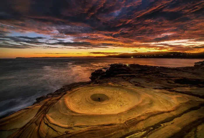 Framed Print : Bouddi sunset