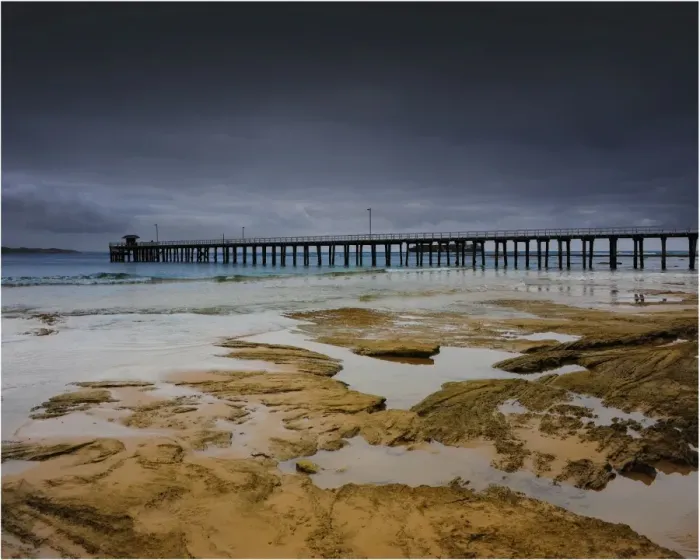 Framed Print : Brewing Storm, Port Lonsdale, Victoria, Australia