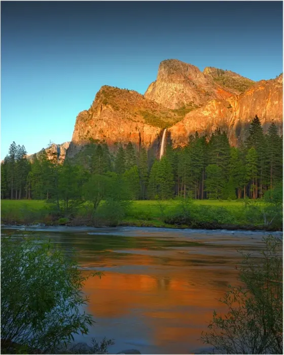Framed Print : Bridalveil falls, Yosemite national park, California Framed Print : Bridalveil falls, Yosemite national park, California