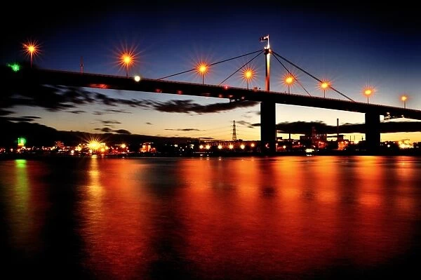 Bridge Over Orange Waters