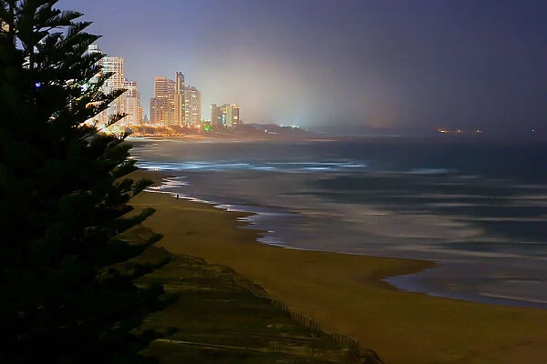 The bright lights of the Gold Coast