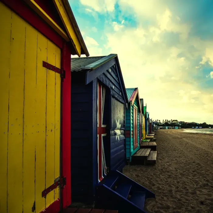 Framed Print : Brighton Beach Morning Light Framed Print : Brighton Beach Morning Light