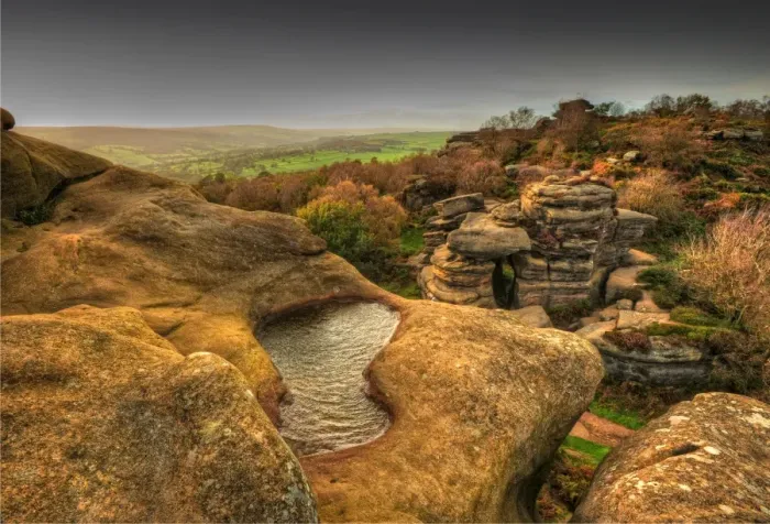 Framed Print : Brimham rocks