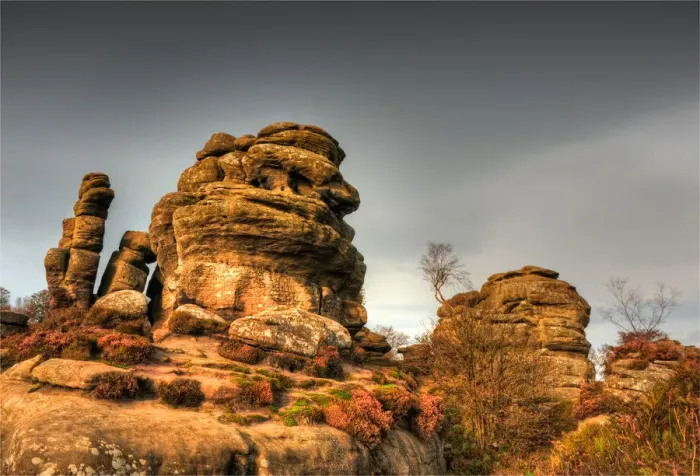 Framed Print : Brimham rocks