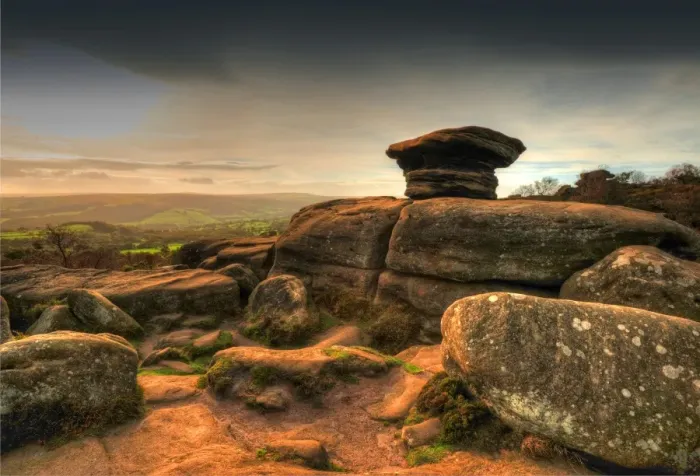Framed Print : Brimham rocks
