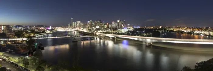 Framed Print : Brisbane. Captain Cook Bridge as part of the Riverside Express Way