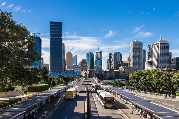 Brisbane city in a beautiful day