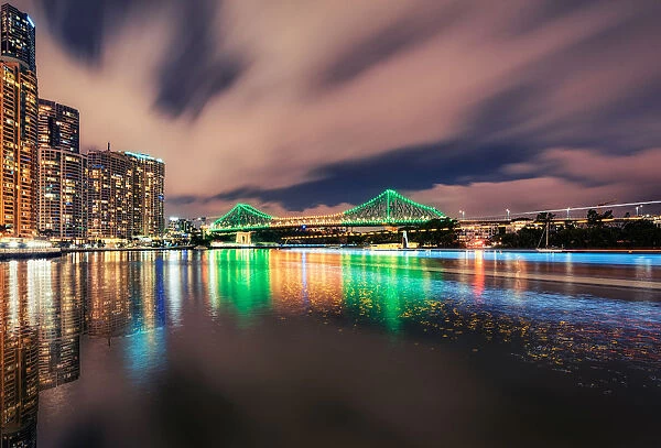 Brisbane Bridge Night View