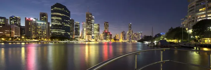 Framed Print : Brisbane Central Business District