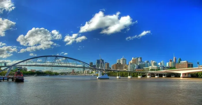 Framed Print : Brisbane River