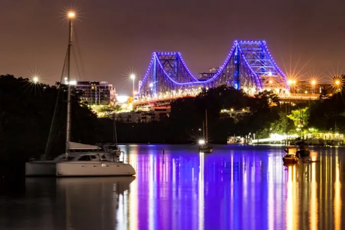 Framed Print : Brisbane River - Story Bridge