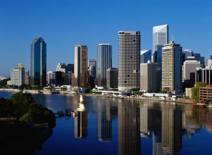 Framed Print : Brisbane Skyline Framed Print : Brisbane Skyline