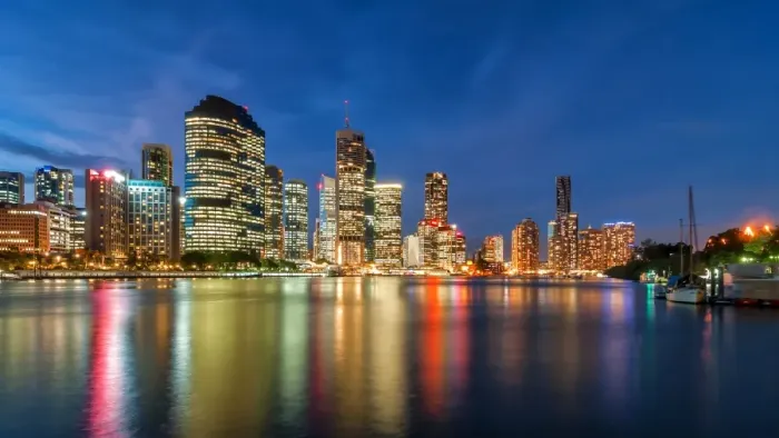 Framed Print : Brisbane skyline Framed Print : Brisbane skyline