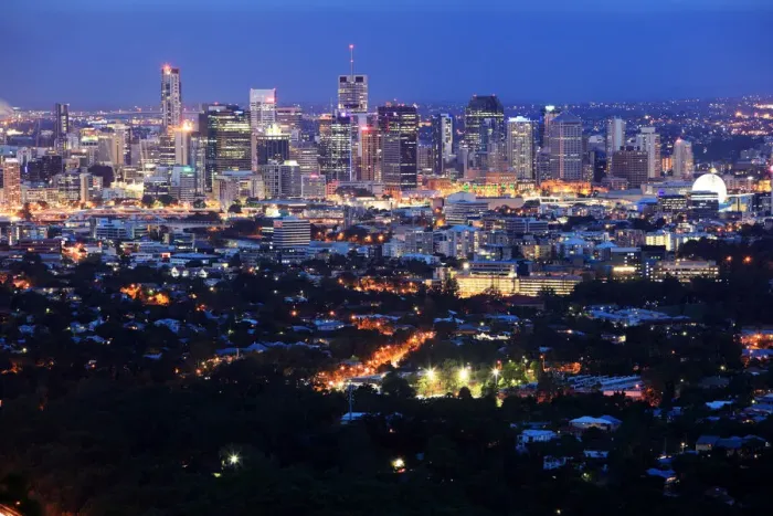 Framed Print : Brisbane Skyline, Queensland, Australia Framed Print : Brisbane Skyline, Queensland, Australia