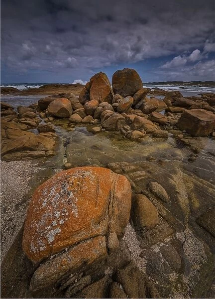 British Admiral beach, King Island, Bass Strait, Tasmania, Australia