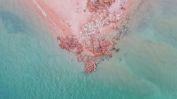 Broome coastline seen from above, Australia