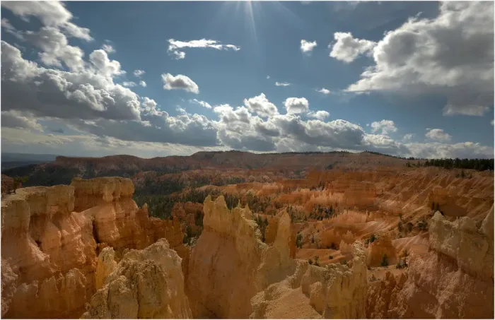 Framed Print : Bryce Canyon National Park, Utah, south west United States