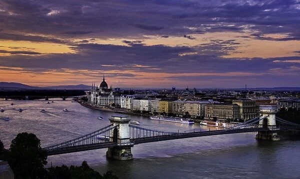 Budapest sunset