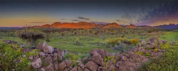 Framed Print : Bunyeroo dusk Framed Print : Bunyeroo dusk
