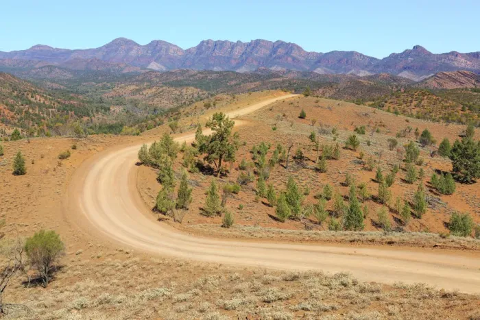 Framed Print : Bunyeroo Valley. Flinders Ranges. Australia