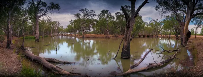 Framed Print : Burkes Creek, Billabong, Western Victoria, Australia Framed Print : Burkes Creek, Billabong, Western Victoria, Australia
