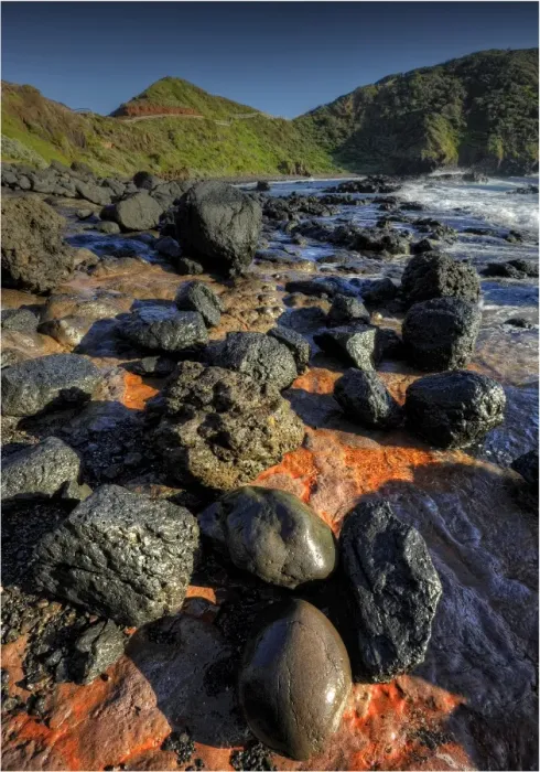 Framed Print : Bushrangers bay near Cape Schanck on the Mornington Peninsular, Victoria, Australia