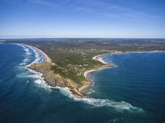 Framed Print : Byron Bay. Aerial view of Byron Bay, NSW, Australia Framed Print : Byron Bay. Aerial view of Byron Bay, NSW, Australia