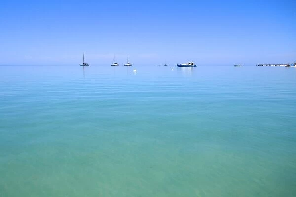 Calm Seas. A glorious calm day at Monkey Mia, Western Australia