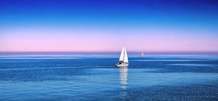 Framed Print : Calm Seas on Port Phillip Bay, offshore at Mordialloc, Melbourne, Mictoria, Australia