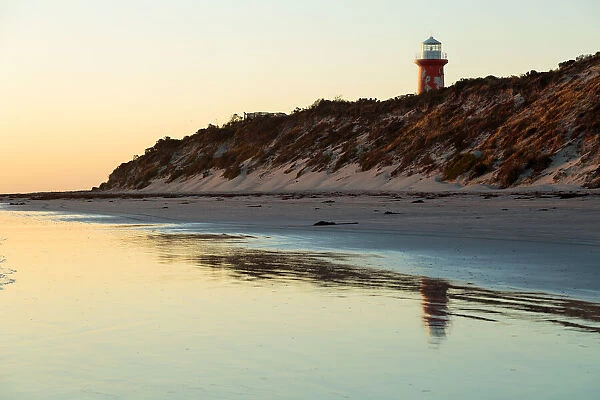 Cape Banks lighthouse and beach