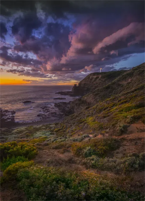 Framed Print : Cape Schanck, on the coastline of the Mornington peninsular, Victoria, Australia Framed Print : Cape Schanck, on the coastline of the Mornington peninsular, Victoria, Australia